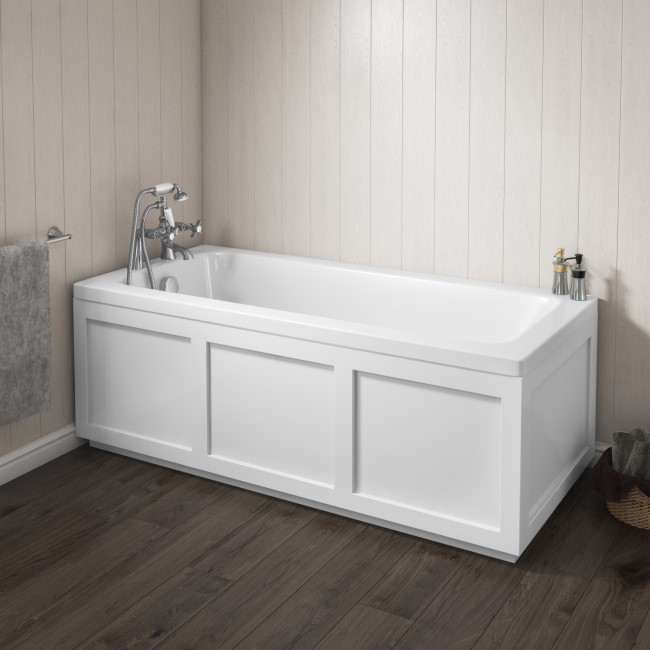 Rutland Square Single Ended Bath - 1800 x 800mm