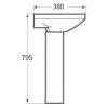 1700mm L Shaped Shower Bath Suite Left Hand with Toilet and Basin - Tabor