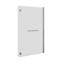 L Shape Shower Bath Left Hand with Front Panel & Chrome Bath Screen with Towel Rail 1700 x 850mm - Lomax