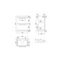 1700mm Right Hand L Shaped Shower Bath Suite with Toilet and Sink Unit & Chrome Fittings - Lomax