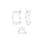 1700mm Right Hand L Shaped Shower Bath Suite with Toilet and Sink Unit & Chrome Fittings - Lomax