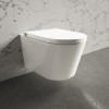 Wall Hung Smart Bidet Round Toilet - Purificare