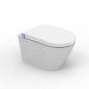 1200mm White Toilet and Sink Unit Right Hand with Smart Bidet Toilet - Agora