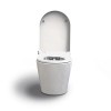 1200mm White Toilet and Sink Unit Right Hand with Smart Bidet Toilet - Agora