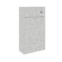 500mm Grey Back to Wall Unit with Square Toilet - Sion
