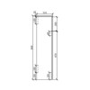 500mm Grey Back to Wall Unit with Square Toilet - Sion