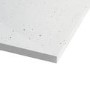 Silhouette White Sparkle 1400 x 800 Rectangular Ultra Low Profile Tray with waste