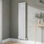 White Vertical Single Panel Radiator 1600 x 360mm - Margo