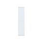 White Vertical Single Panel Radiator 1600 x 360mm - Margo