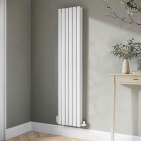 White Vertical Double Panel Radiator 1600 x 360mm - Margo