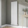 White Vertical Double Panel Radiator 1600 x 480mm - Margo