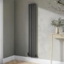 Anthracite Vertical Single Panel Radiator 1600 x 240mm - Margo