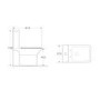 Hartly Rimless Close Coupled Toilet and Seat