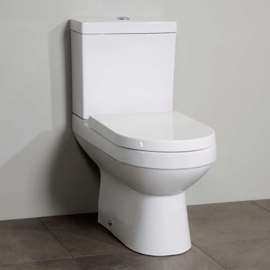 Close Coupled Toilet with Soft Close Seat - Dee
