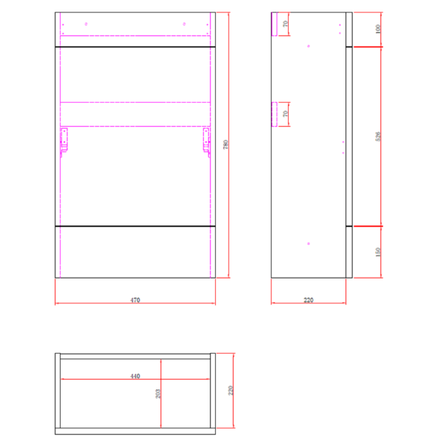 900mm White Toilet and Sink Unit Right Hand with Round Toilet - Agora