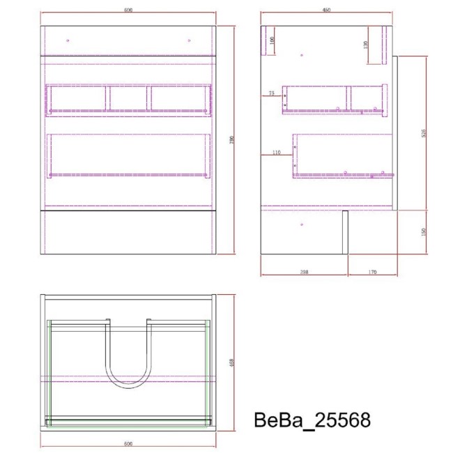 1200mm White Toilet and Sink Unit Left Hand with Round Toilet - Agora