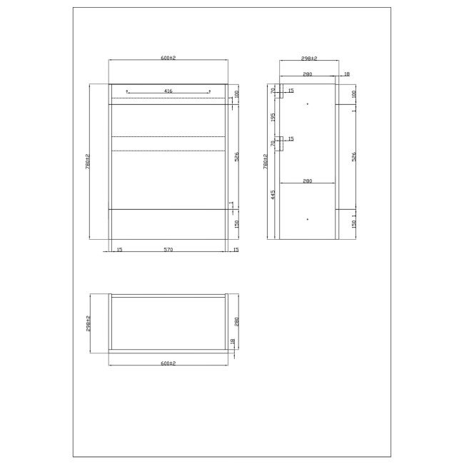 1200mm White Toilet and Sink Unit Left Hand with Round Toilet - Agora