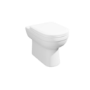 1200mm White Toilet and Sink Unit Right Hand with Round Toilet - Agora