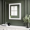 BUN/BeBa_25808/84998 Rectangular White Wall Mirror 550 x 700mm - Camden