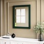 Rectangular Green Wall Mirror 550 x 700mm - Camden