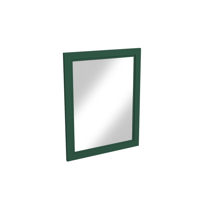 Rectangular Green Wall Mirror 550 x 700mm - Camden