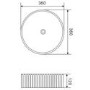 800mm Nude Wall Hung Vanity Unit with Marble Top Countertop Basin & Brushed Chrome Handles- Empire