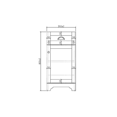 Baxenden Cloakroom Toilet Suite with White Floorstanding Vanity Unit and Basin 