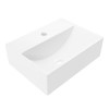 Cloakroom Wall Hung Basin and Waste 400mm - Houston