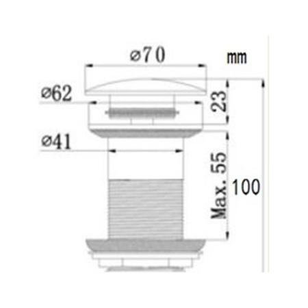 Grey Square Countertop Basin and Waste 360mm - Augusta