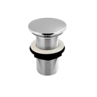 Chrome Free Flow Unslotted Basin Waste - Better Bathrooms