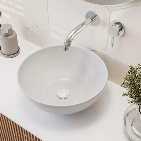 Round Countertop Basin and Waste 358mm - Verona
