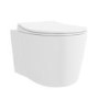 Alcor White Gloss Wall Hung Toilet and Basin Suite