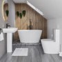 Close Coupled Rimless Toilet with Soft Close Seat - Newport