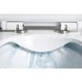 Grade A1 - Close Coupled Rimless Toilet with Soft Close Seat - Newport