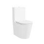 Close Coupled Rimless Toilet with Slim Soft Close Seat - Newport