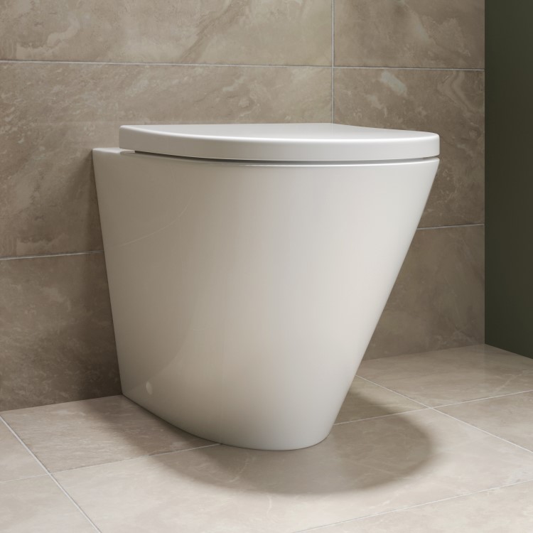 Back to Wall Rimless Toilet with Soft Close Seat - Newport