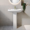 BUN/BeBa_25896/77074 Modern Pedestal Basin 605mm - Ashford