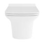 Wall Hung Rimless Toilet with Slim Soft Close Seat - Santiago