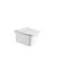 Wall Hung Rimless Toilet with Soft Close Seat Frame Cistern and Brass Flush - Santiago