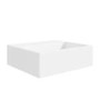 Cloakroom Suite with Basin, Wall Hung Rimless Toilet & Soft Close Seat