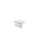 Cloakroom Suite with Basin, Wall Hung Rimless Toilet & Soft Close Seat