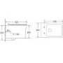 Cloakroom Suite with Basin, Wall Hung Rimless Toilet & Soft Close Seat