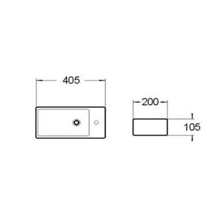 Grade A1 - Indiana Rimless Comfort Height CC WC and Soft Close Slim Seat and Detroit Wall Hung Basin Suite