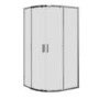 Juno 1000x1000mm Quadrant Enclosure with Newport Toilet and Basin Suite