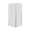 760mm Square Bi-Fold Shower Enclosure with Tray - Juno