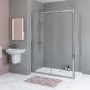 1000 x 700mm Rectangular Sliding Shower Enclosure - Juno