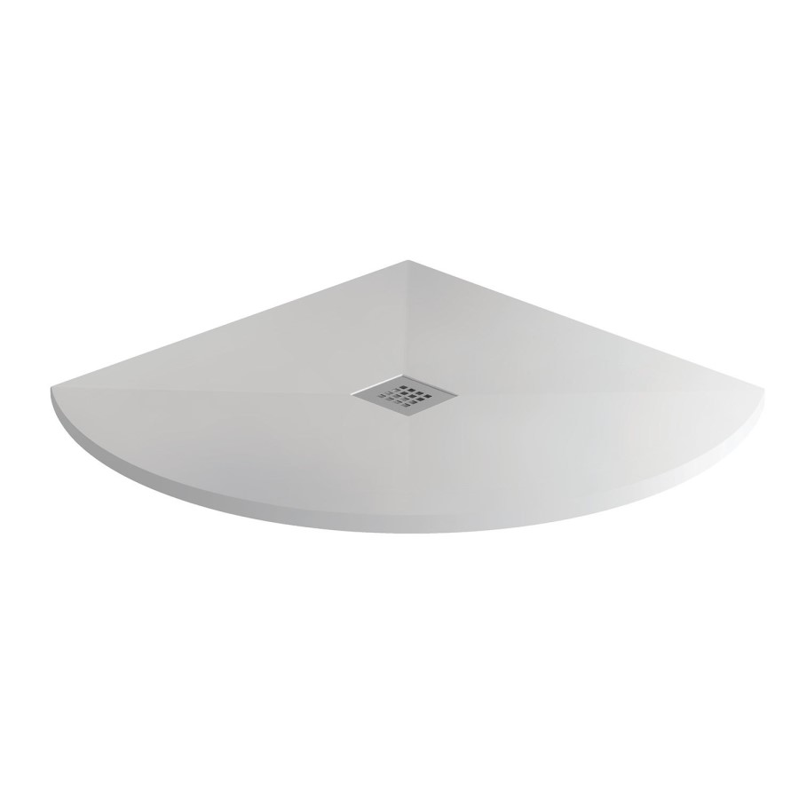 GRADE A1 - Quadrant Ultra Low Profile Shower Tray 900 x 900mm - Silhouette 