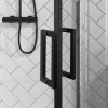 1000mm Black Quadrant Shower Enclosure - Pavo