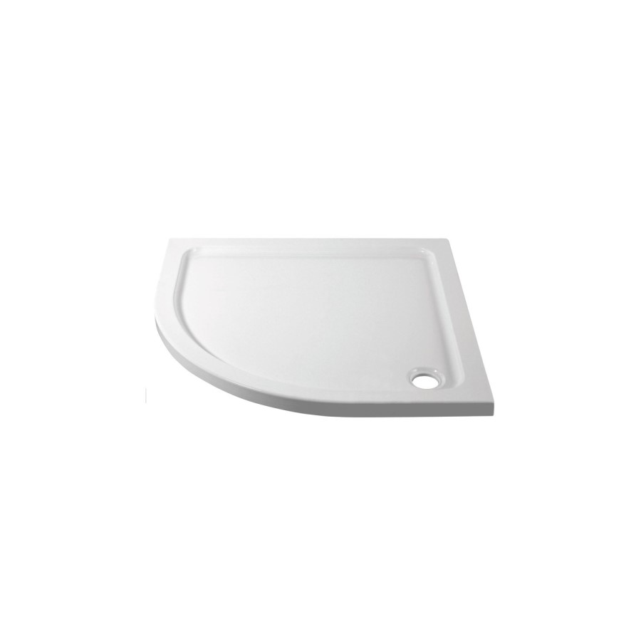1000mm Black Quadrant Shower Enclosure with Shower Tray- Pavo