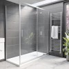 1600x900mm Rectangular Sliding Shower Enclosure with Shower Tray- Pavo